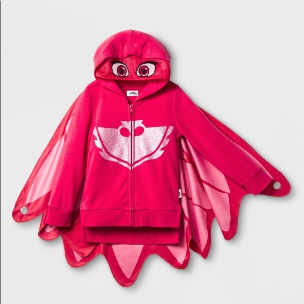 NWT Pj Mask Owlette hoodie MRSP 23 6/6x